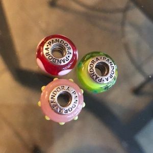 PANDORA - MURANO GLASS CHARMS